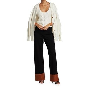 Brand New with Tags STAUD Blake Oversized Cardigan in Ivory